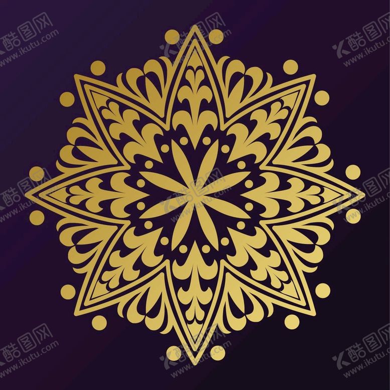 编号：14698209220949347418【酷图网】源文件下载-金色古典花纹 