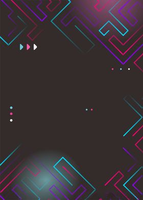 创意简约黑色背景健身海报