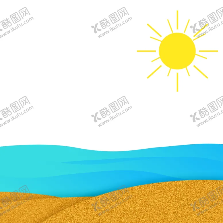 编号：89641307012244329368【酷图网】源文件下载-沙滩海洋元素