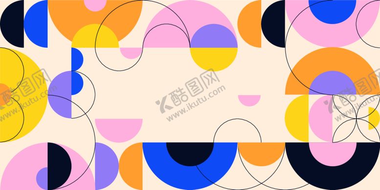 编号：79855812071200099837【酷图网】源文件下载-简约几何背景