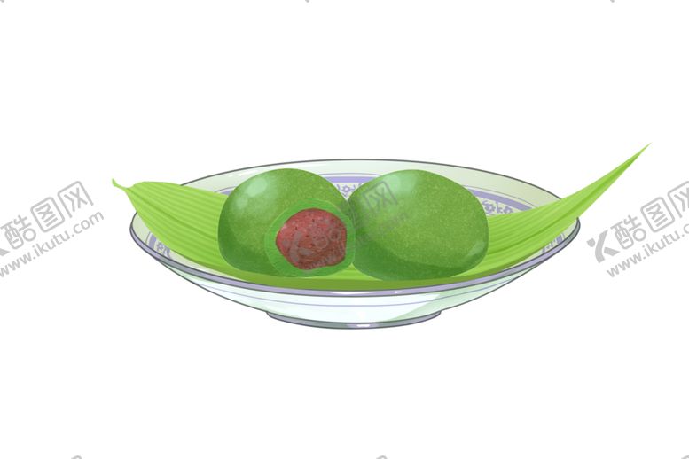 编号：99547105110545085299【酷图网】源文件下载-青团零食美食小吃海报素材