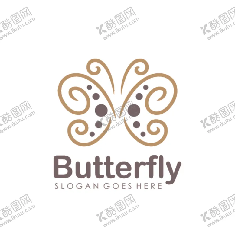 编号：25648506290750268469【酷图网】源文件下载-蝴蝶logo