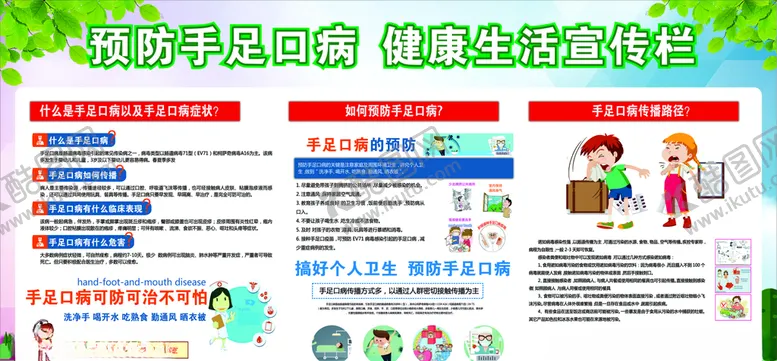 编号：30810106260329247123【酷图网】源文件下载-手足口病爱眼小知识