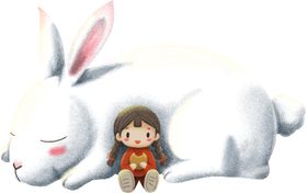 童趣插画元素免抠图层