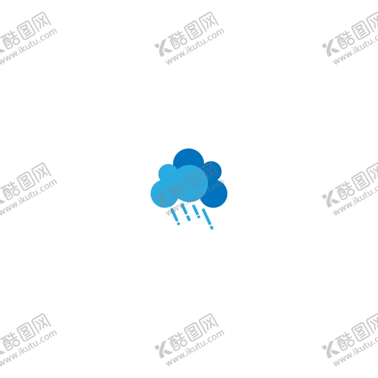 编号：57831909130558155942【酷图网】源文件下载-矢量云朵下雨天气图标乌云背景天空