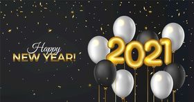 2021新年展板背景喜庆春节海报牛气冲天