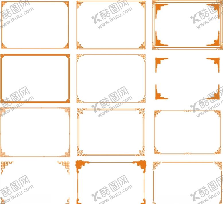 编号：60539109261828251125【酷图网】源文件下载-花纹边框