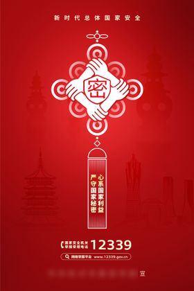 国家秘密信息安全宣传海报