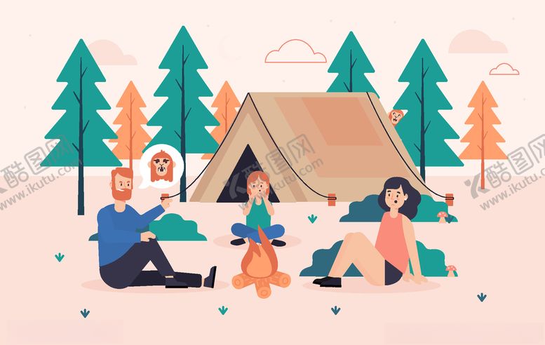 编号：78070009202338204269【酷图网】源文件下载-露营