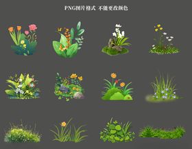 花草点缀素材