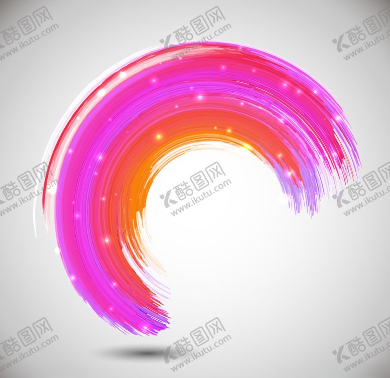编号：35891309271348579898【酷图网】源文件下载-创意抽象粉色水彩笔触