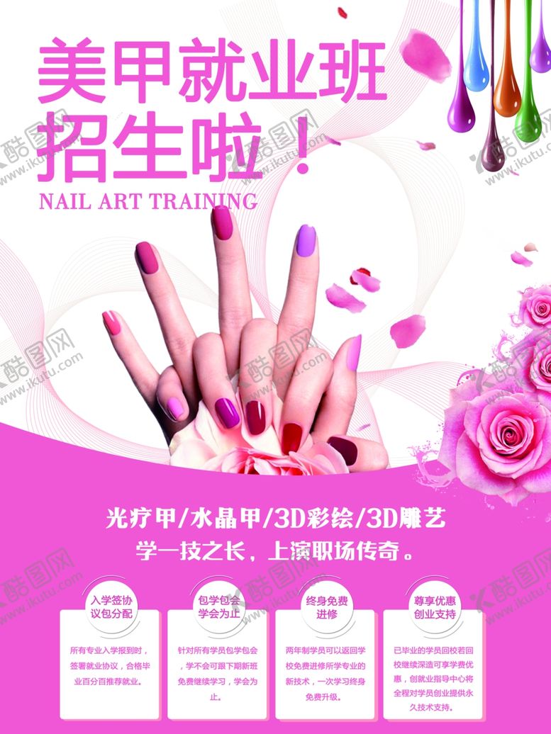 编号：28951910110441469867【酷图网】源文件下载-美甲培训