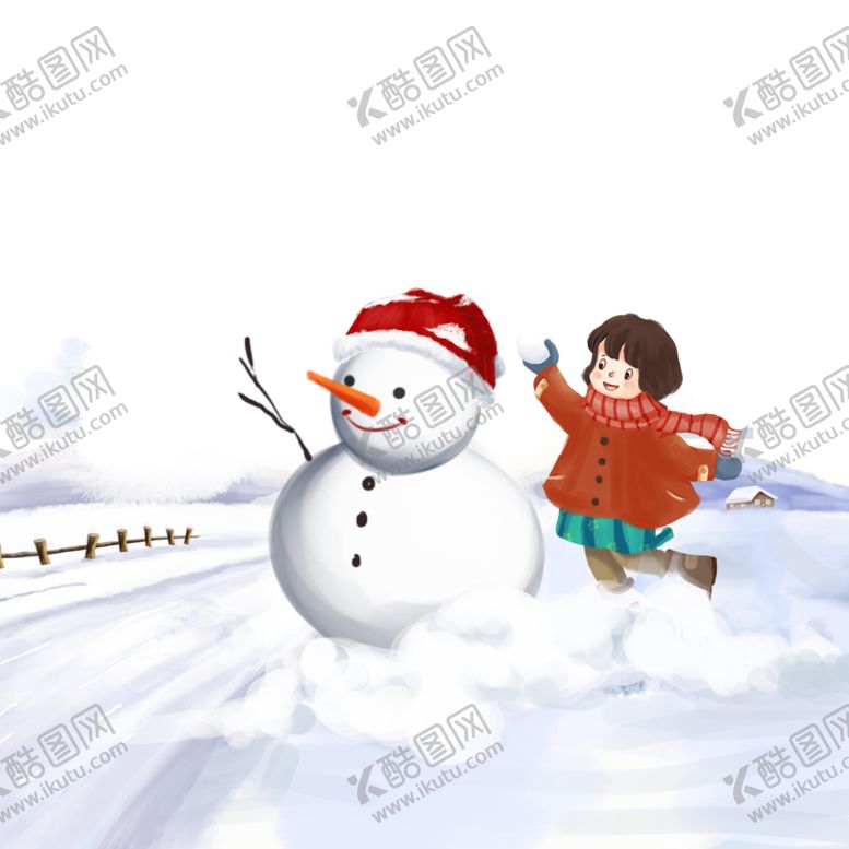 编号：14827510040342188281【酷图网】源文件下载-雪人