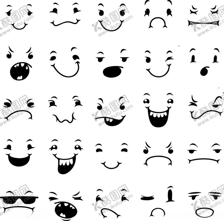 编号：67887211251241245039【酷图网】源文件下载-多样表情符号集合
