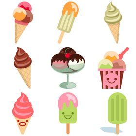 卡通冰淇淋
