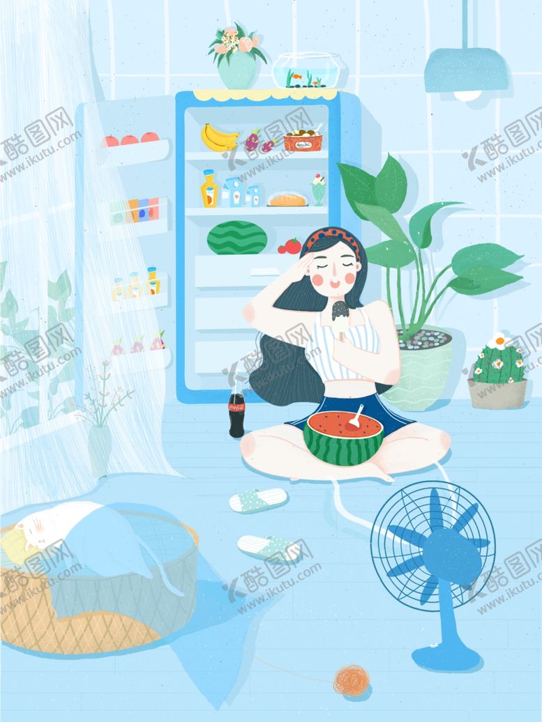 编号：33674805120009145778【酷图网】源文件下载-创意卡通插画图案