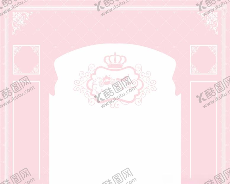 编号：23843209300735079552【酷图网】源文件下载-粉色欧式婚礼拱门