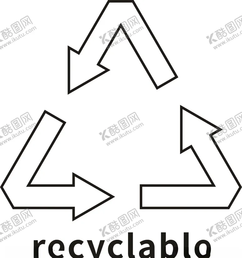 编号：23599106281455486707【酷图网】源文件下载-环保回收标志