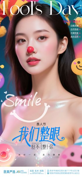 愚人节医美海报