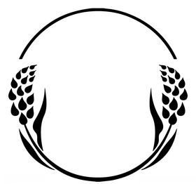 麦穗圆形图标