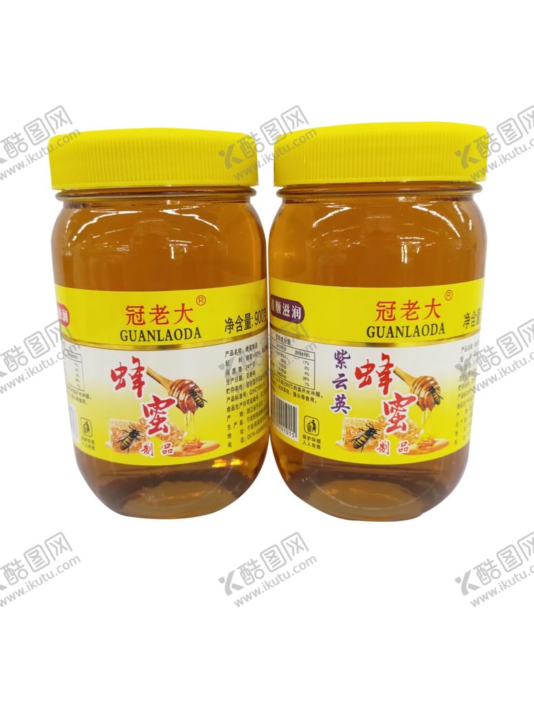 编号：29295810190812313356【酷图网】源文件下载-冠老大蜂蜜900g
