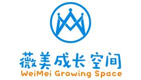 薇美成长空间logo