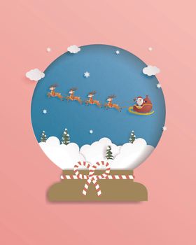 卡通圣诞节背景广告海报促销