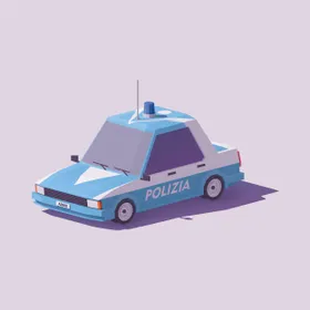 矢量卡通立体3d汽车