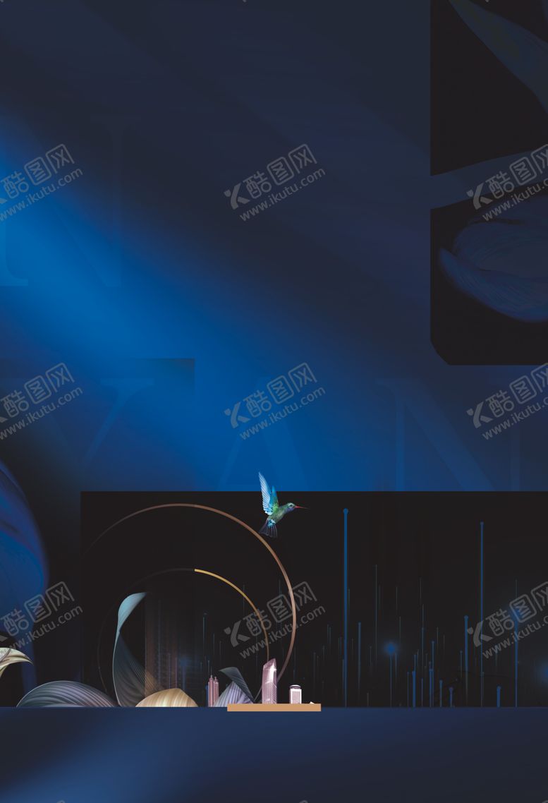 编号：35530309190226455197【酷图网】源文件下载-地产广告背景绿色