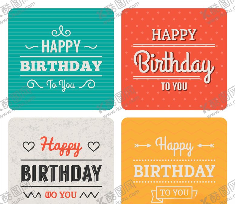 编号：70609209241458153374【酷图网】源文件下载-复古生日背景