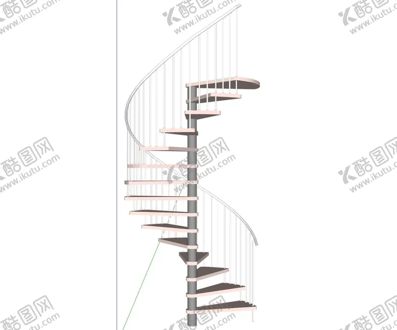 编号：18054209181156547516【酷图网】源文件下载-旋转楼梯模型