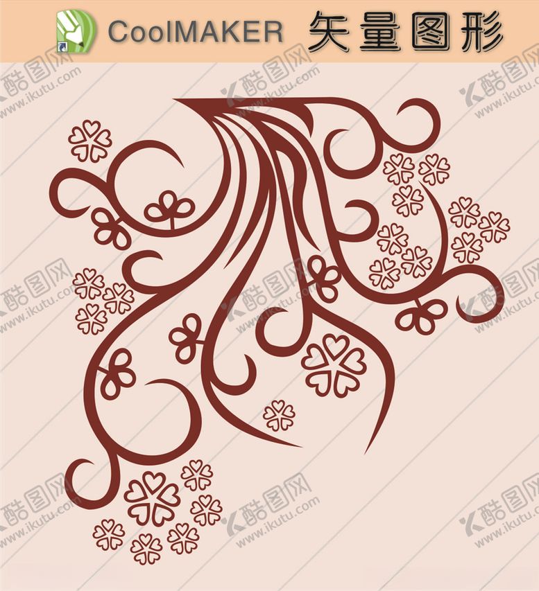 编号：87758407080754433301【酷图网】源文件下载-花草剪纸花草壁纸简洁手绘