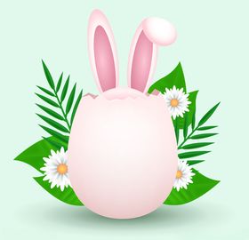彩蛋复活节AI矢量图AI设计素材