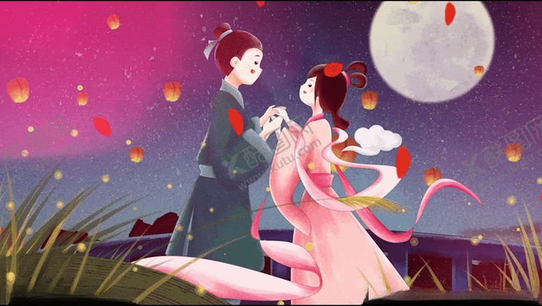 编号：97621609132015199705【酷图网】源文件下载-浪漫七夕