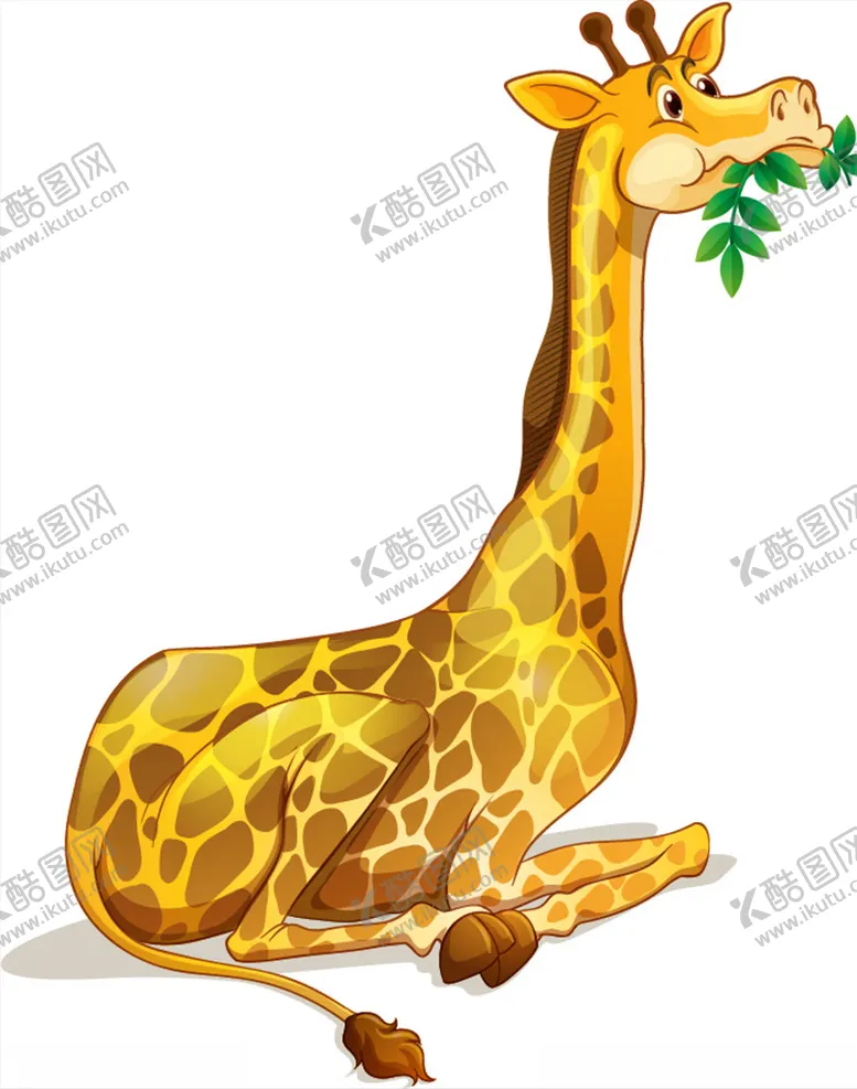 编号：46841704110529145050【酷图网】源文件下载-卡通长颈鹿