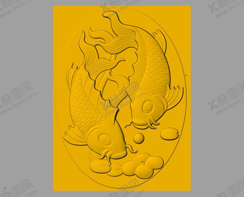 编号：29516412050620048204【酷图网】源文件下载-CAD浮雕装饰画3D模型