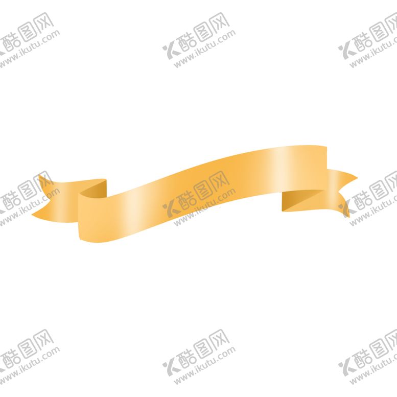编号：54055305111253091589【酷图网】源文件下载-金色飘带