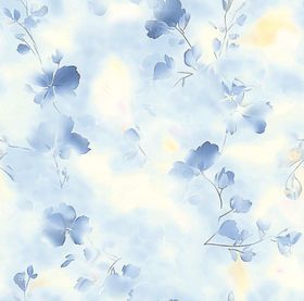 粉色水彩花卉 