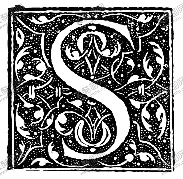 编号：54988809251034317418【酷图网】源文件下载-矢量英文复古装饰字母素材