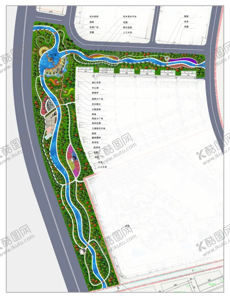 编号：72593709271201538365【酷图网】源文件下载-和田物流公园平面效果图