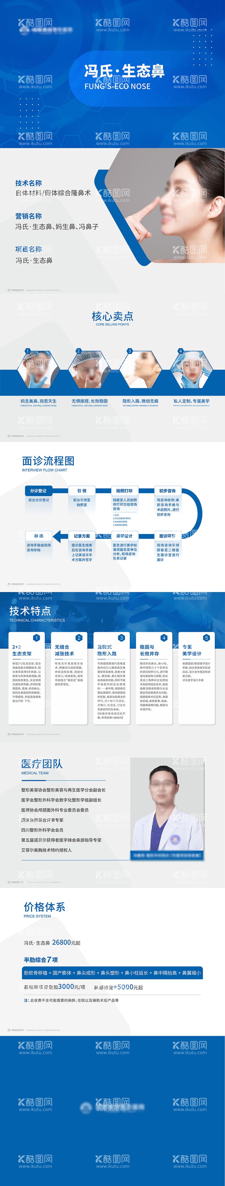 编号：29476212020946489908【酷图网】源文件下载-医美美业生态鼻整形美化PPT