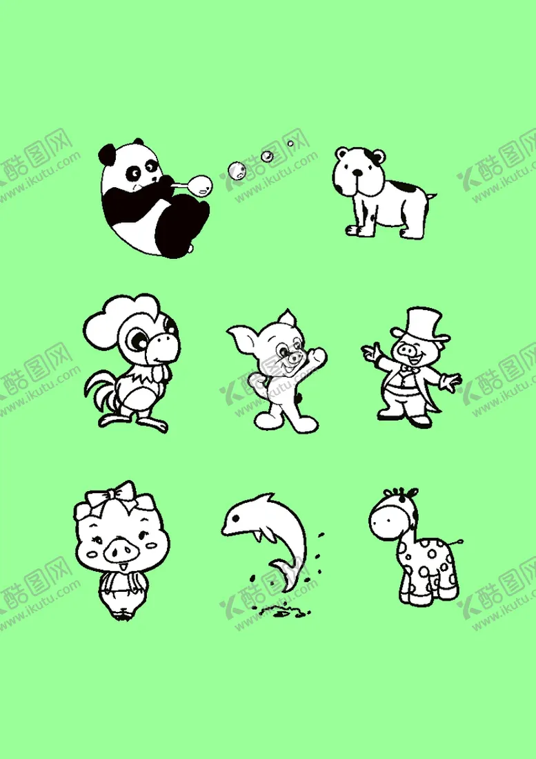 编号：62096801310409002203【酷图网】源文件下载-简笔画卡通画