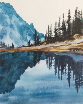 数码印花风景图