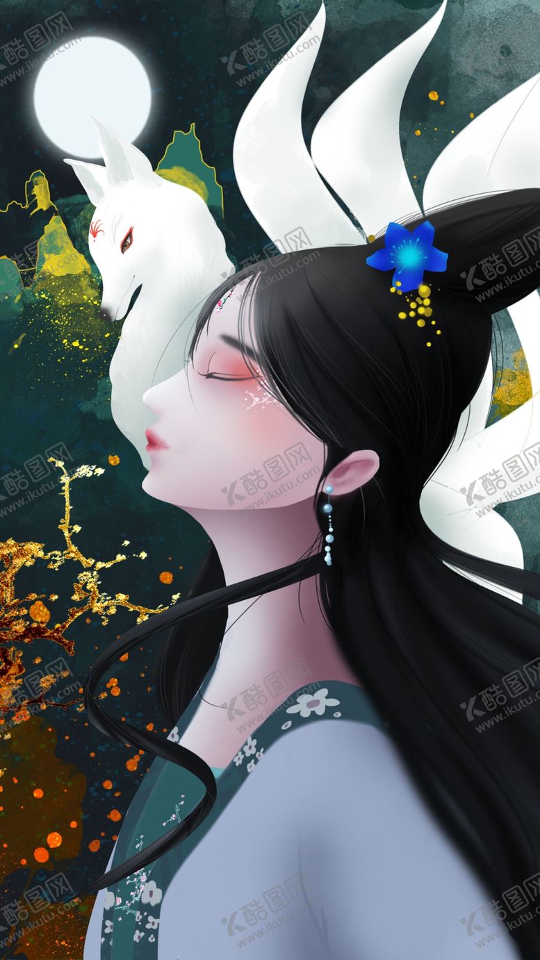 编号：70295105072234382783【酷图网】源文件下载-国潮手绘插画