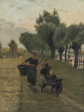 世界名画风景乡村印象派