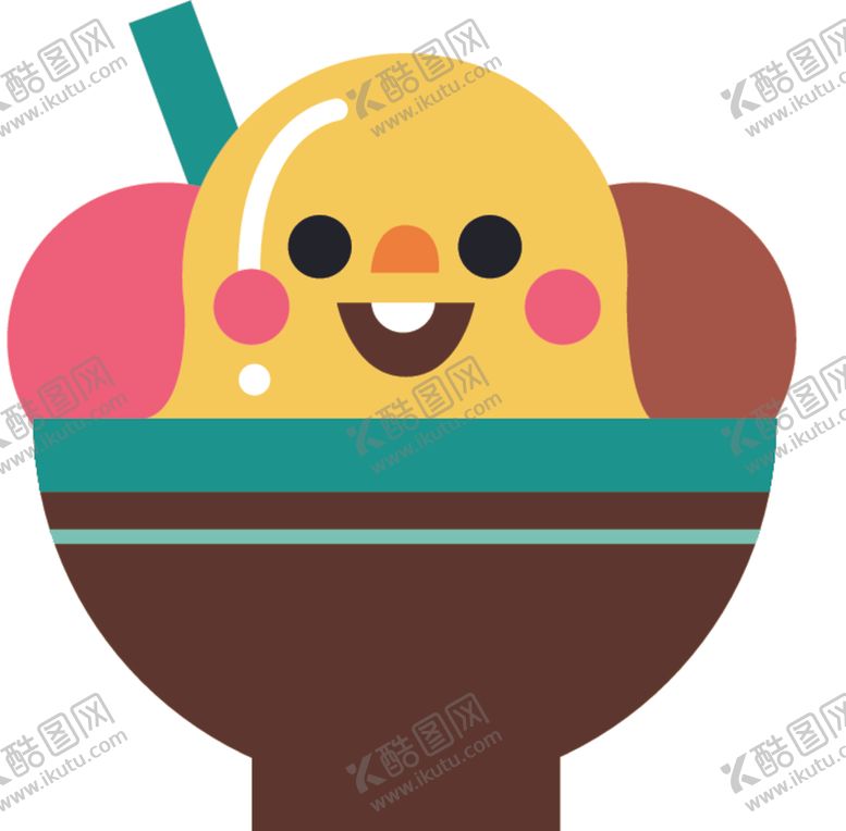 编号：86171810050025106735【酷图网】源文件下载-可爱食物