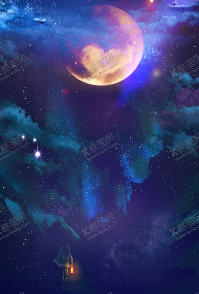 编号：34379104191235373403【酷图网】源文件下载-唯美夜空