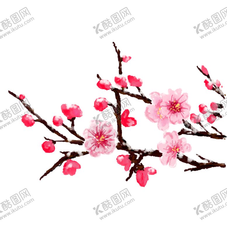编号：36849405050556386606【酷图网】源文件下载-中国风水墨梅