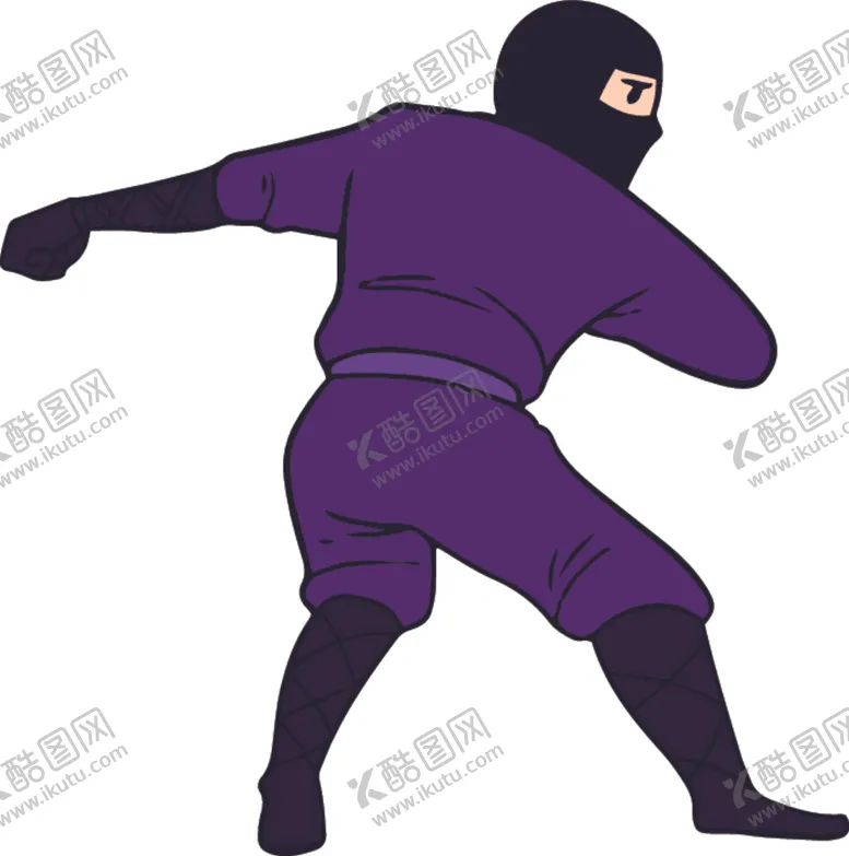 编号：92038304170610525318【酷图网】源文件下载-卡通忍者
