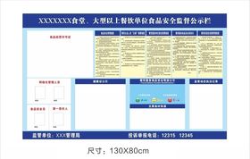 食堂安全公示